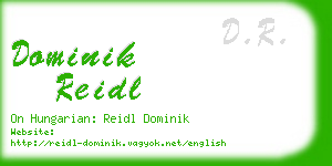 dominik reidl business card